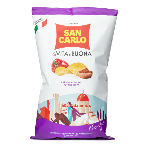 Чипсы картофельные San Carlo со вкусом паприки 150г - купить с ...
