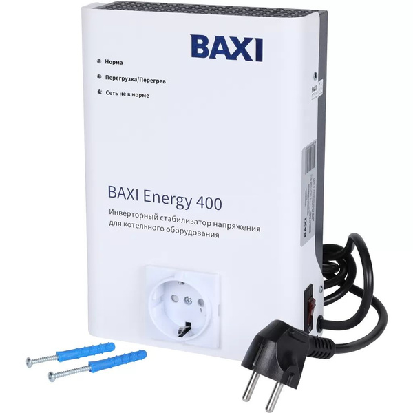 Baxi energy 400 схема электрическая принципиальная Стабилизатор напряжения Baxi инверторный Energy 400 - купить с доставкой по выго