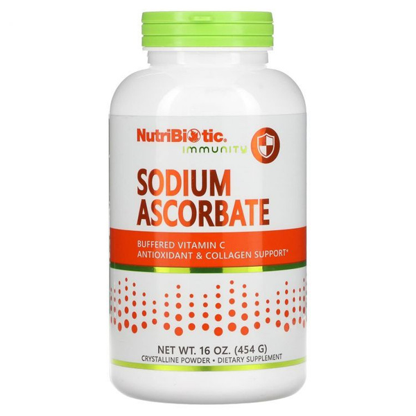 NutriBiotic, Immunity Sodium Ascorbate, Буферизованный содой витамин C ...