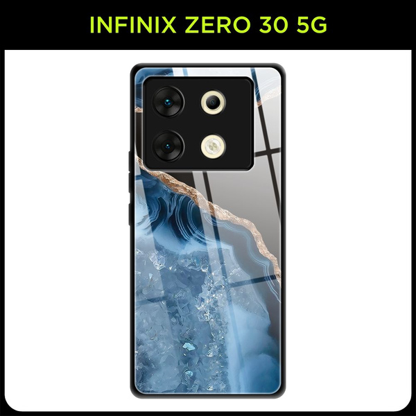 Стеклянный чехол на Infinix Zero 30 5G / Инфиникс Зеро 30 5G с принтом ...