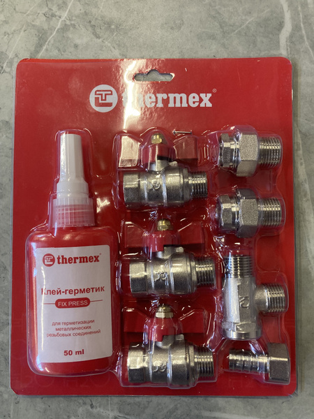 Набор монтажный THERMEX для установки водонагревателя 1/2", со сливом ...