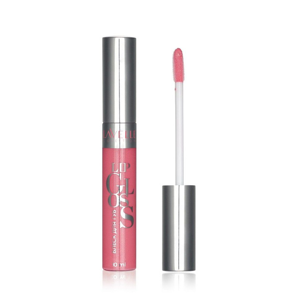 Блеск для губ Lavelle Silver Lip Gloss 51 Нежно-розовый искрящийся 10мл ...