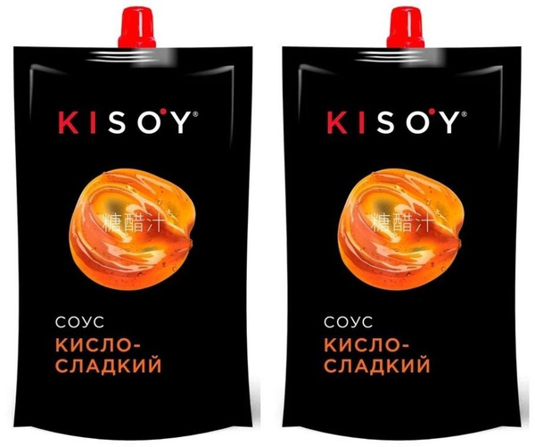 Kisoy Соус деликатесный Кисло-сладкий, 210 г, 2 шт - купить с доставкой ...