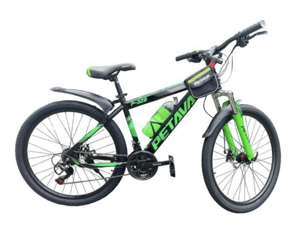 Велосипед Petava PT-320 Черно зеленый - купить по выгодной цене в ...