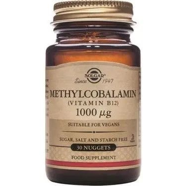 Солгар Метилкобаламин 1000 мкг 30 таблеток solgar methylcobalamin 1000/ ...