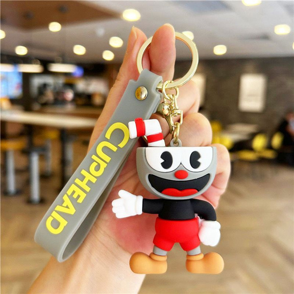 Брелок Капхед из компьютерной игры "CupHead" (красный) - купить с ...