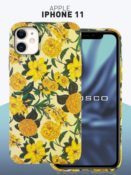 Тонкий пластиковый чехол для Apple iPhone 11 (Эпл Айфон 11) с принтом ...