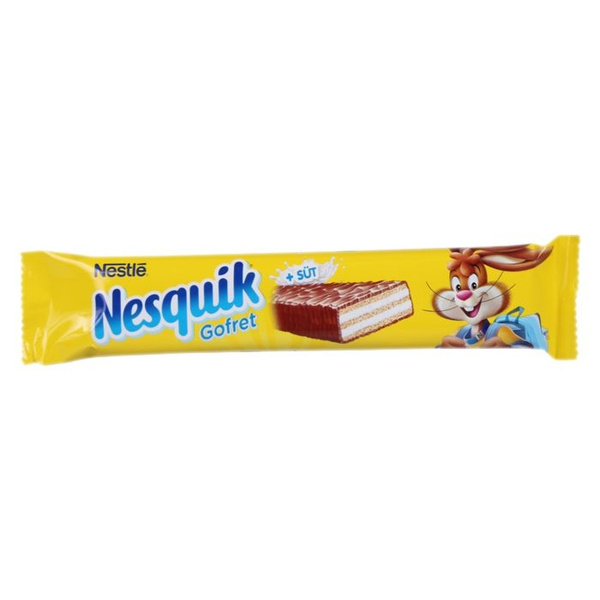 Nestle Nesquik Gofret легендарный батончик из молочного шоколада, вафли ...