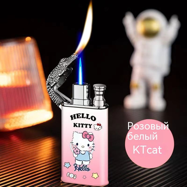 Двойная ветрозащитная зажигалка для девочек kt cat, надувная ...