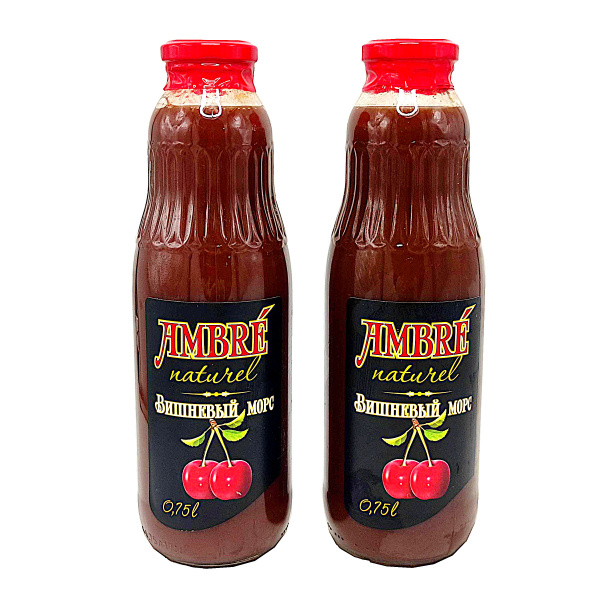 Морс вишневый Ambre Naturel натуральный, 750 мл * 2 шт - купить с ...