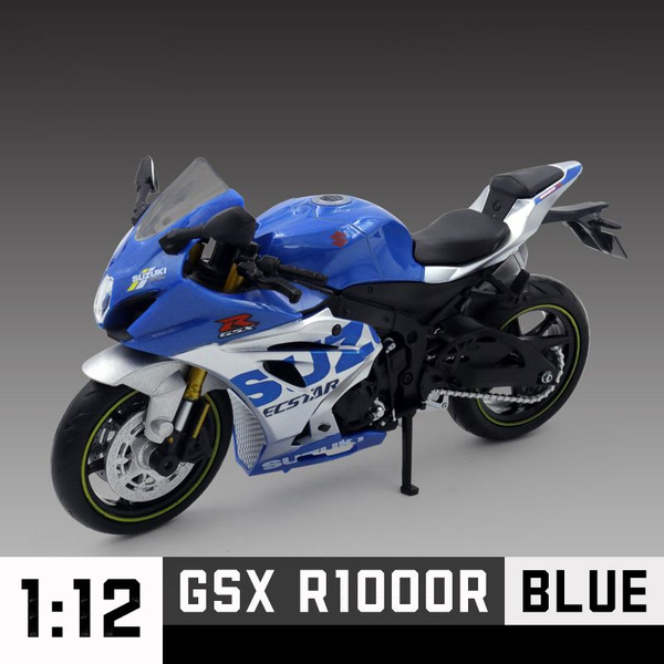 1:12 Scale Suzuki GSX R1000R Металлические модели мотоциклов ...