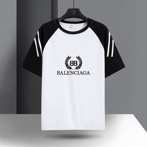 Футболка Balenciaga, размер 48, цвет белый, 100% Полиэфирное волокно ...