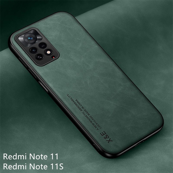Кожа чехол для Xiaomi Redmi Note 11 / Redmi Note 11S 4G Магнитное ...
