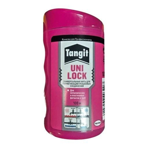 Нить (нитка) сантехническая 160 м монтажная Henkel Tangit Uni-Lock, для ...