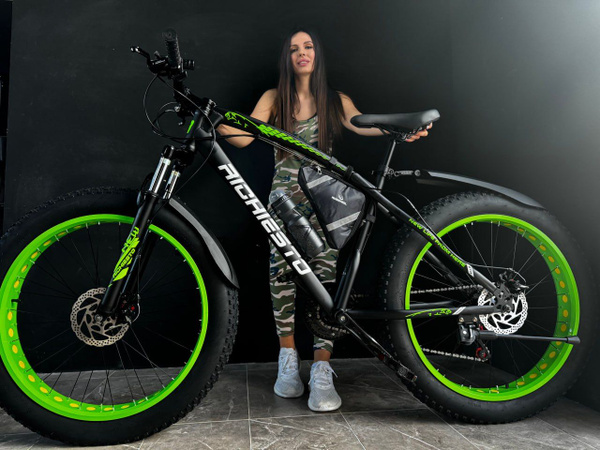 Велосипед фэтбайк Fatbike Richiesto 26" На спицах Взрослый/Подростковый ...