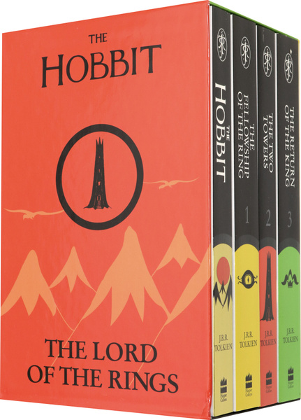 The Hobbit. The Lord of the Rings. 4 Volume Box Set Tolkien John Ronald ...