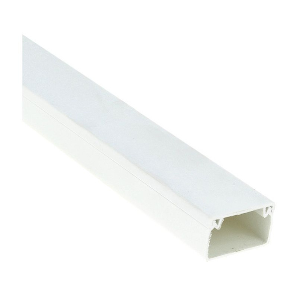 Кабель-канал ПВХ 25х16мм, IP40, дв.замок, белый (2м) - купить с ...