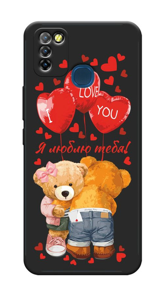 Матовый силиконовый чехол на Infinix HOT 10 Lite / Инфиникс Хот 10 Лайт ...