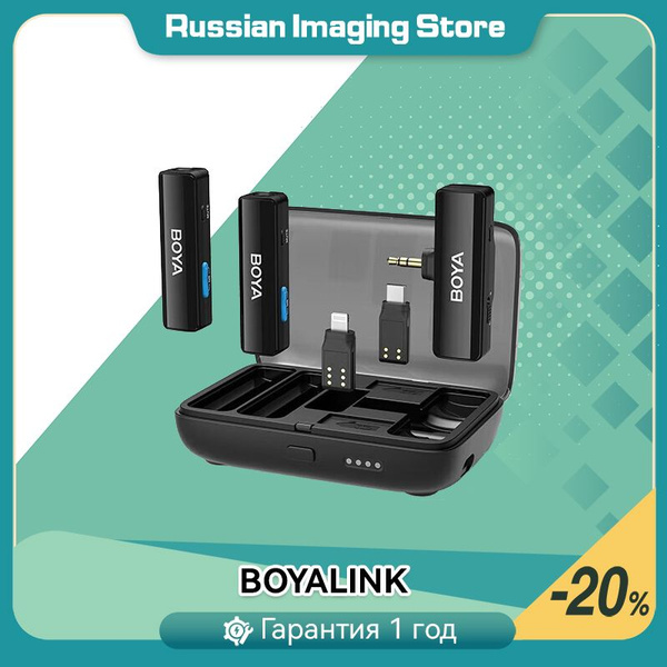 Микрофон петличный BOYA Беспроводной BOYALINK - купить по выгодной цене ...