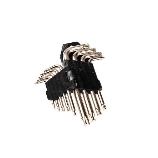 Набор ключей-звездочка Torx 9 штук 50-130мм - купить с доставкой по ...