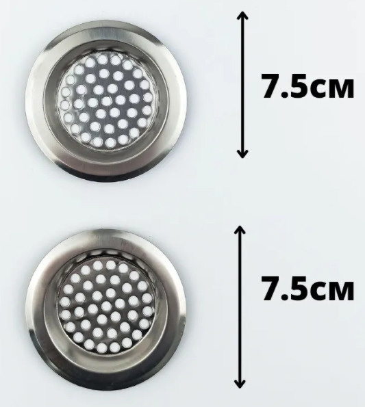 Характеристики Сетка для раковины, фильтр для раковины, 2 шт. / Сетка ...