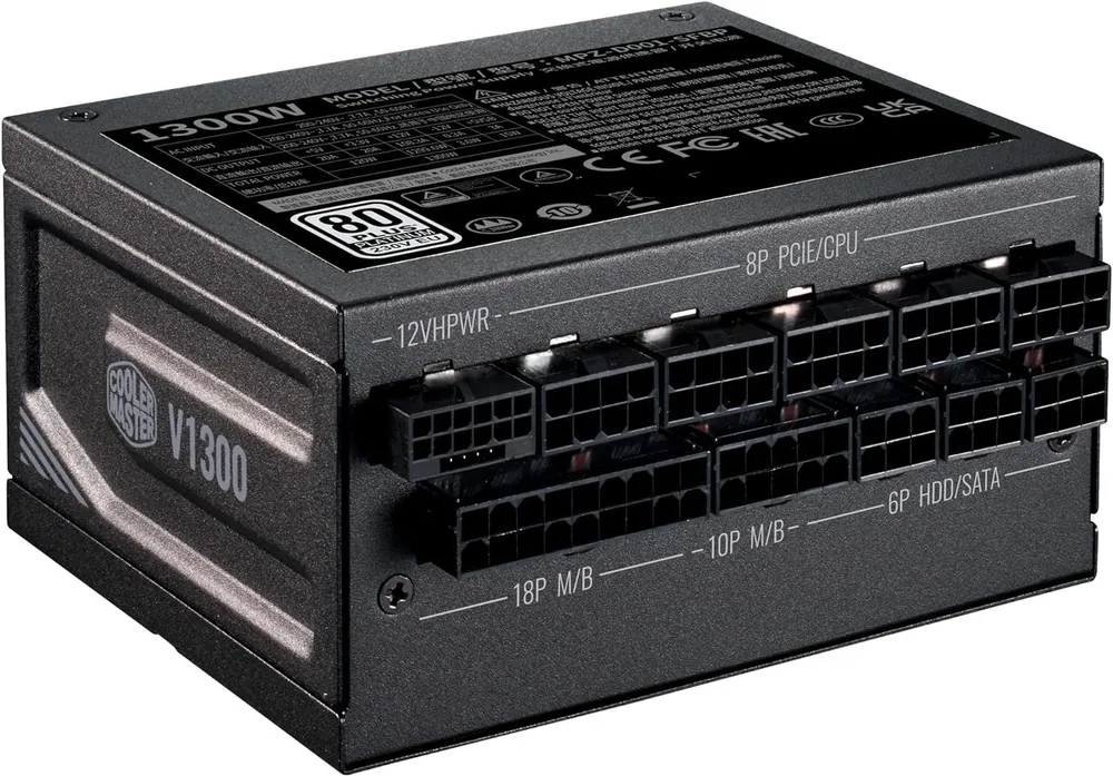 Cooler Master Блок питания компьютера V-SFX Platinum, 1300 Вт - купить ...