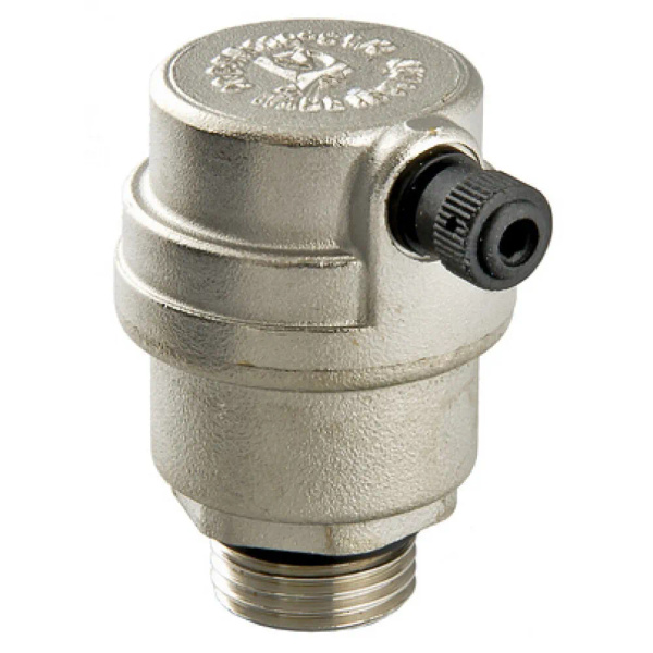 Авто-воздухоотводчик c боковым выпуском 1/2", никель BL5818 TIM ...