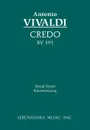 Credo, RV 591 - Vocal score - Antonio Vivaldi