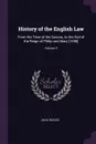 History of the English Law. From the Time of the Saxons, to the End of the Reign of Philip and Mary .1558.; Volume 5 - John Reeves