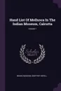 Hand List Of Mollusca In The Indian Museum, Calcutta; Volume 1 - Indian Museum, Geoffrey Nevill