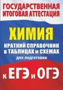 Химия. Краткий справочник в таблицах и схемах для подготовки к ЕГЭ и ОГЭ - Савинкина Елена Владимировна, Логинова Галина Павловна