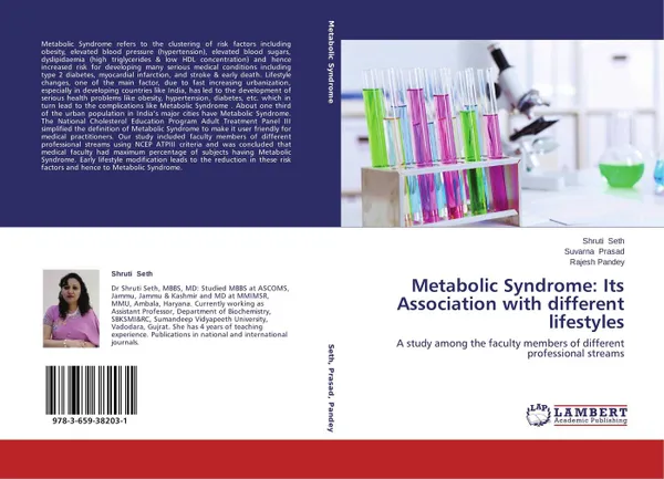 Обложка книги Metabolic Syndrome: Its Association with different lifestyles, Shruti Seth,Suvarna Prasad and Rajesh Pandey