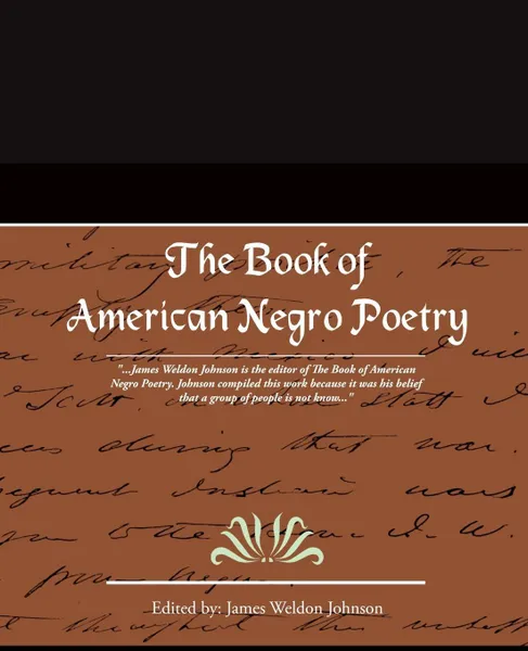 Обложка книги The Book of American Negro Poetry, James Weldon Johnson