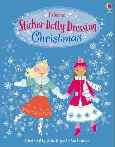 Обложка книги Sticker Dolly Dressing Christmas, Catriona Clarke & Leonie Pratt