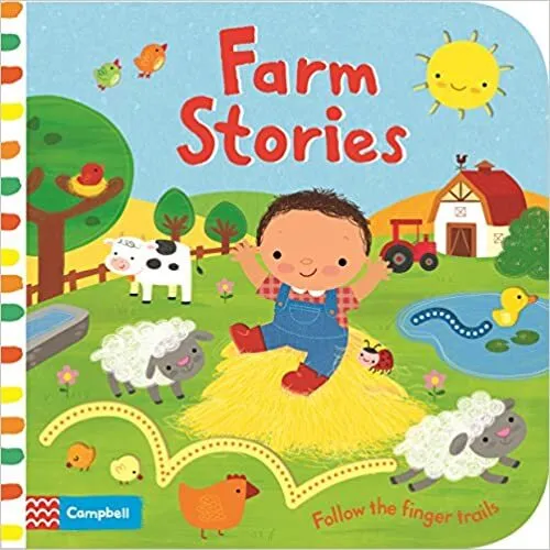 Обложка книги Finger Trails: Farm Stories  (board bk), Rinaldo, Luana