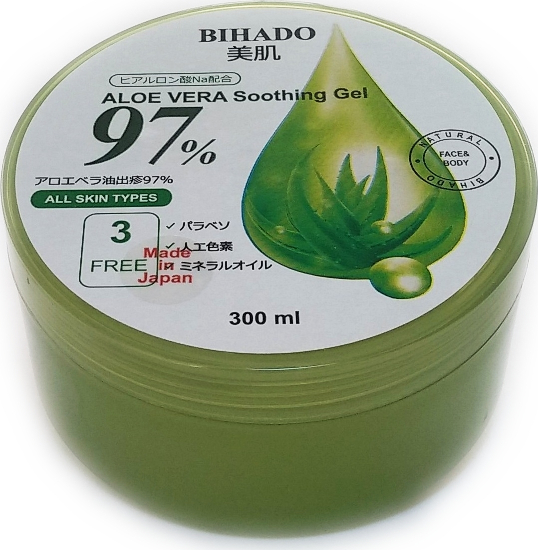 фото BIHADO "Aloe Vera Soothing Gel" Увлажняющий гель для лица и тела, с экстрактом алоэ