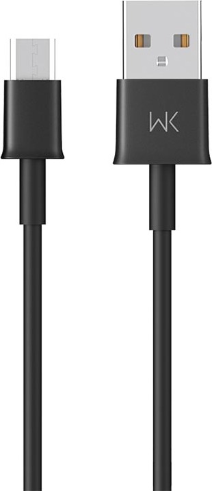 фото Кабель USB - MicroUSB 1 м, WK /WDC-068/ Черный Wk design