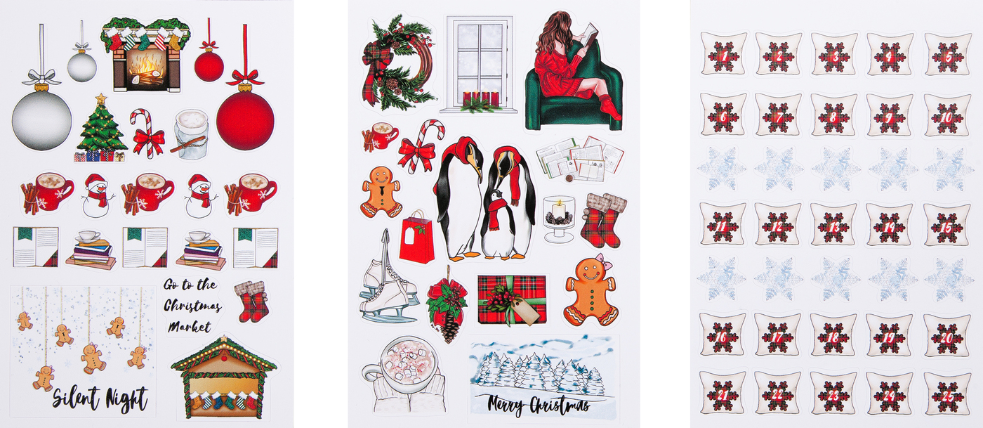 фото Набор наклеек Christmas stickers Sticknplan