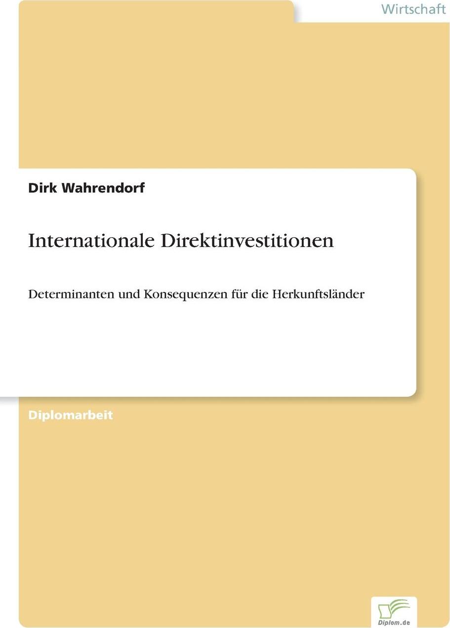 фото Internationale Direktinvestitionen