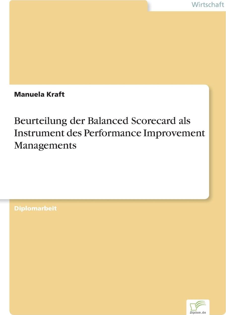 фото Beurteilung der Balanced Scorecard als Instrument des Performance Improvement Managements