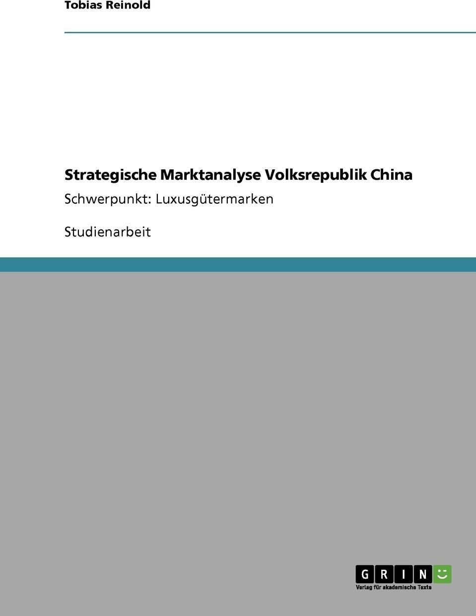 фото Strategische Marktanalyse Volksrepublik China