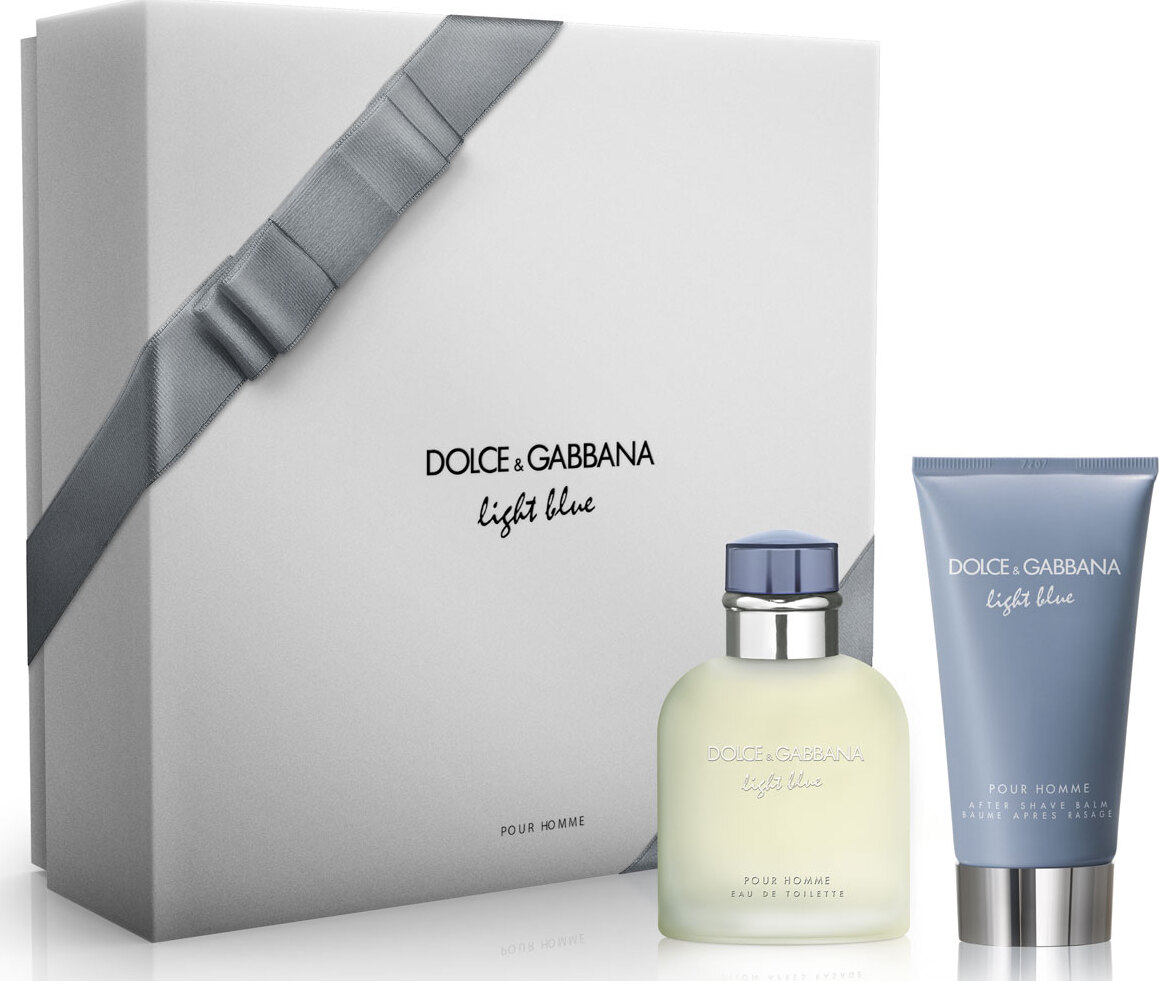 фото Dolce&Gabbana Light Blue Eau De Toilette 75мл + Бальзам после бритья 75мл мужской 75+75 мл