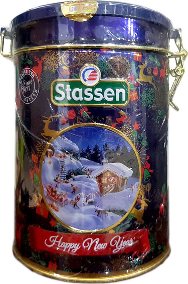 Черный чай "Stassen" Подарочная упаковка Happy New Year 300г — купить в ...