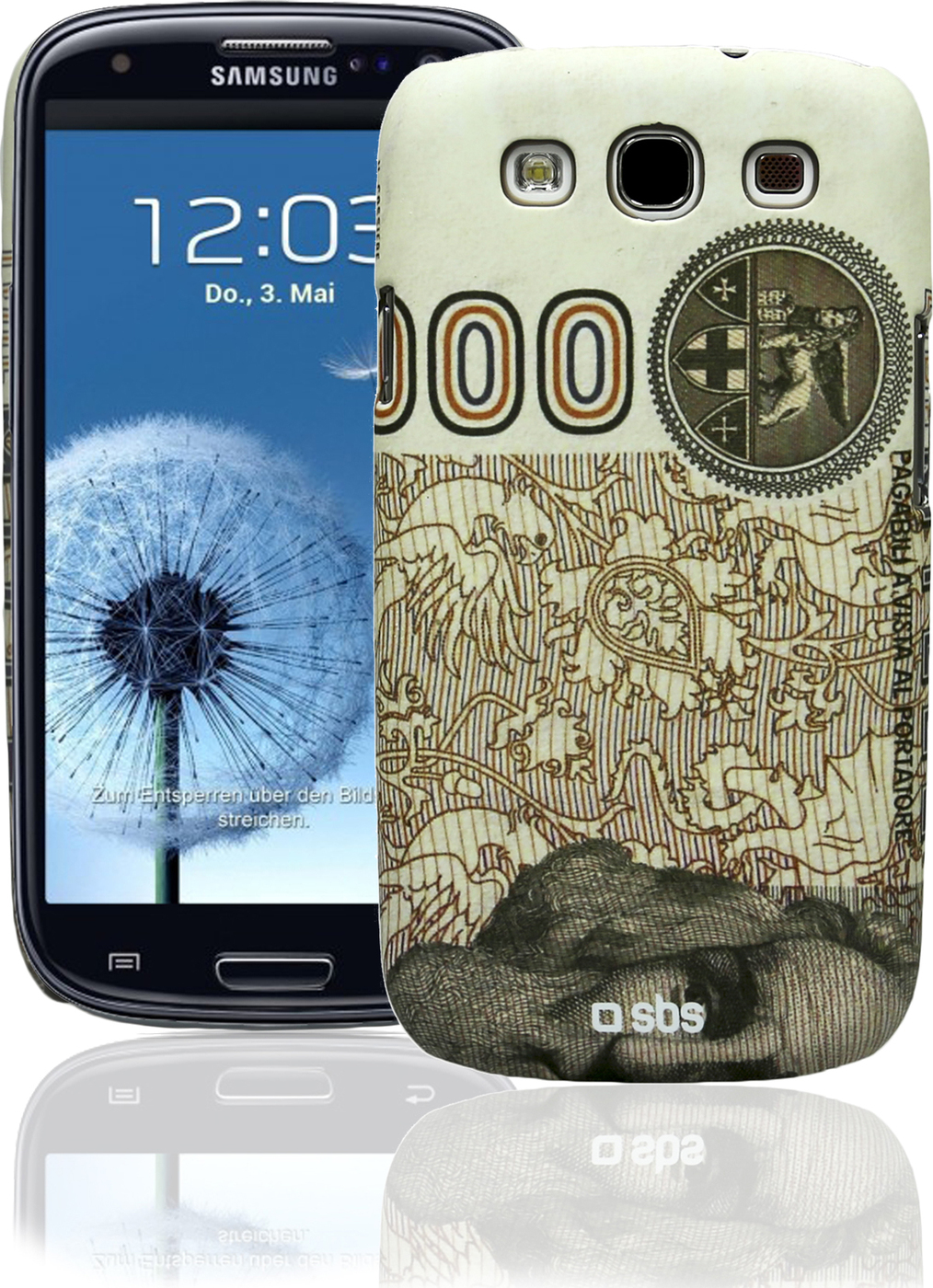 фото Чехол SBS для Samsung Galaxy S3 (Money, оранжевый)