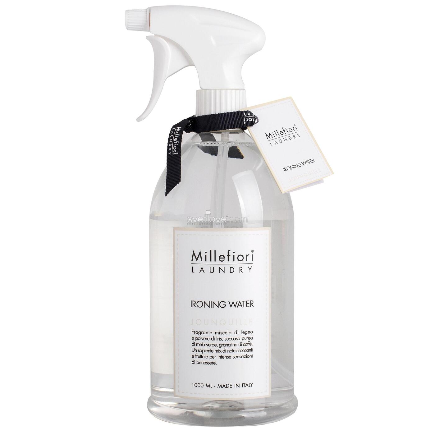 Парфюмерная вода для тканей Нарцисс Millefiori Milano Laundry Ironing