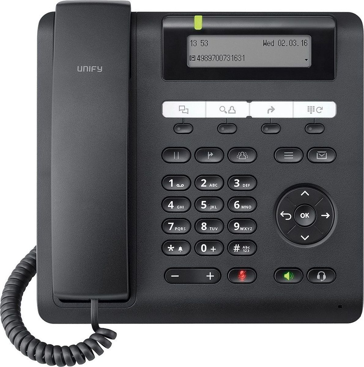 Телефон IP Unify OpenScape CP205 (L30250-F600-C432), черный — купить в ...