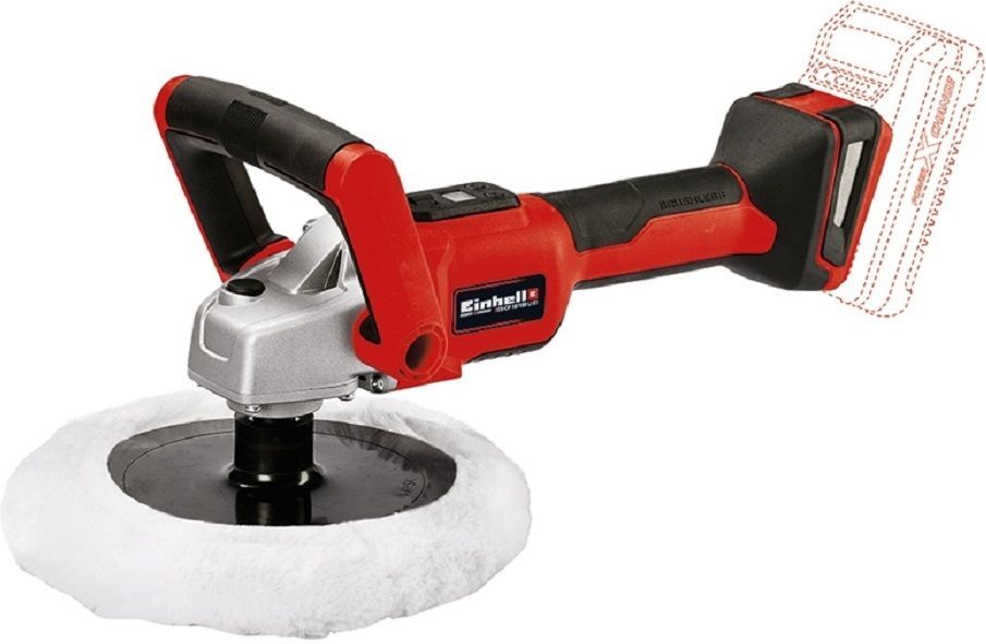 Полировальная машина аккумуляторная Einhell Expert Plus PXC CE-CP 18/180 Li E-Solo, красный - изображение