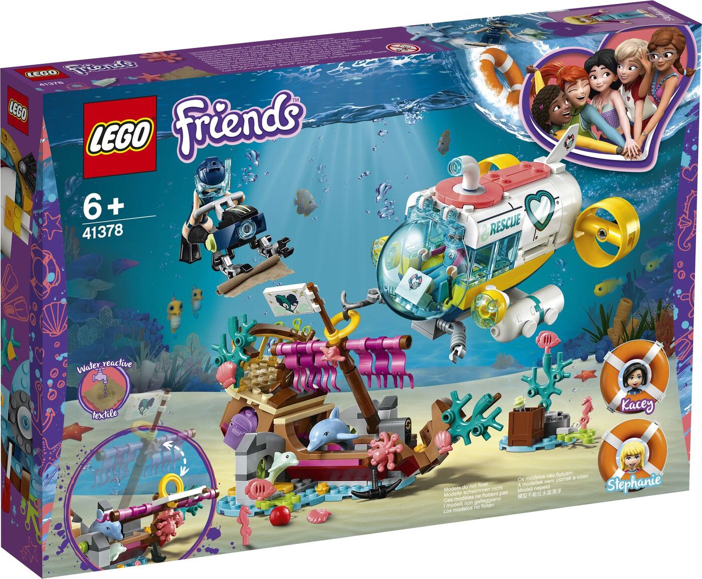 Конструктор LEGO Friends 41378 Спасение дельфинов