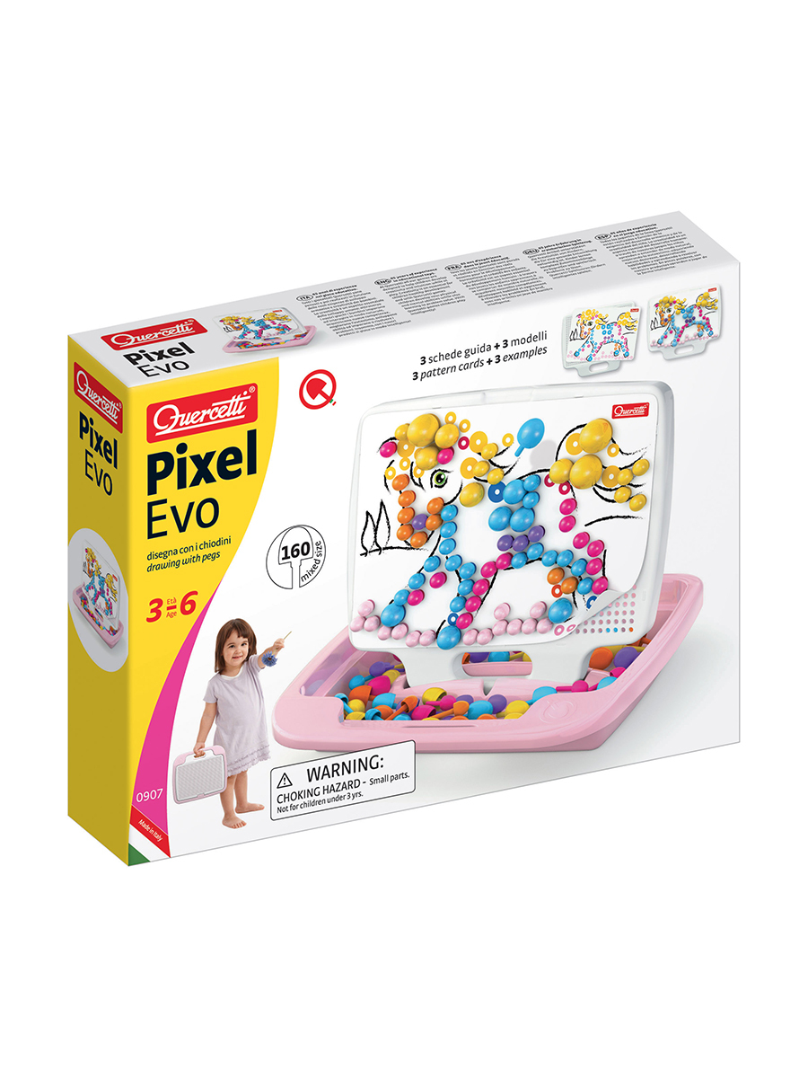 Мозаика Quercetti "PixelEvo girl small" №0907, 160 элементов