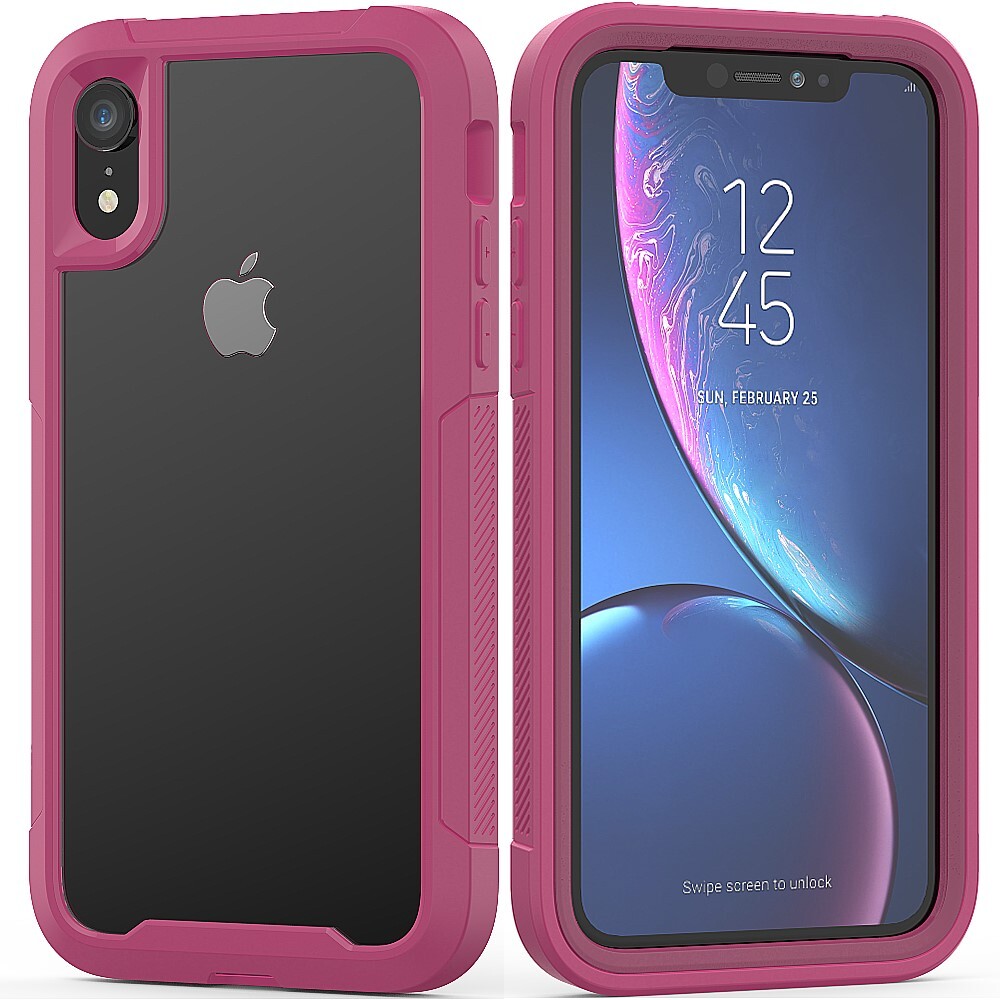 Чехол - бампер противоударный для iPhone XR бордовый — купить в ...